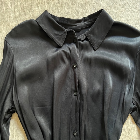 Treasure & Bond Satin Midi Dress - Picture 5 of 7